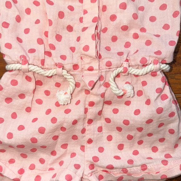 Zara Babygirl Shorts Jumper, 12-18M, Pink Polka dot - Picture 6 of 6